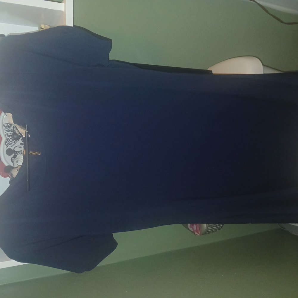 Elegant Navy Blue Dress